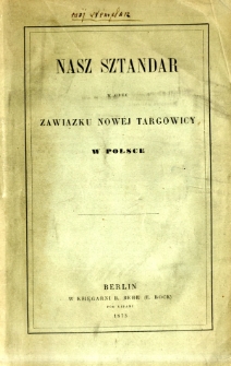 Nasz sztandar wobec zawiązku nowej targowicy w Polsce