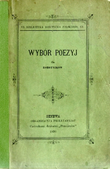 Wybór poezyj dla robotników