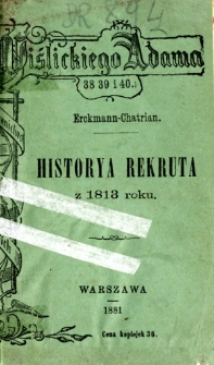 Historya rekruta z 1813 roku