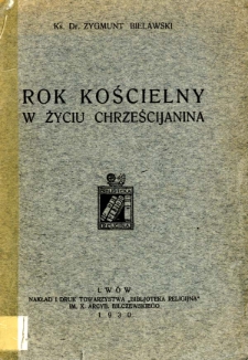 Rok kościelny w zyciu chrześcijanina