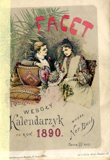 Facet : wesoły kalendarzyk na 1890 rok