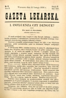 Gazeta Lekarska 1890 R.25, t.10, nr 8