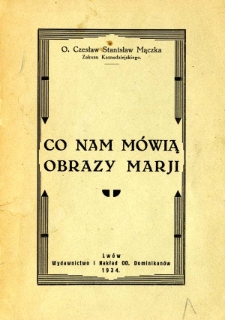 Co nam mówią obrazy Marji