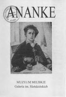 Ananke : [biuletyn Galerii im. Sleńdzińskich] 1995, nr 3