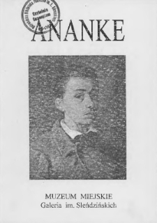 Ananke : [biuletyn Galerii im. Sleńdzińskich] 1996, nr 1