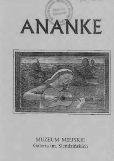 Ananke : [biuletyn Galerii im. Sleńdzińskich] 1996, nr 4