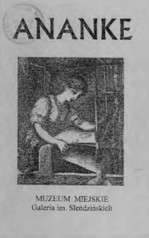 Ananke : [biuletyn Galerii im. Sleńdzińskich] 1997, nr 1