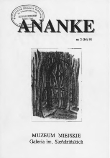 Ananke : [biuletyn Galerii im. Sleńdzińskich] 1998, nr 2