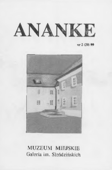 Ananke : [biuletyn Galerii im. Sleńdzińskich] 1999, nr 2