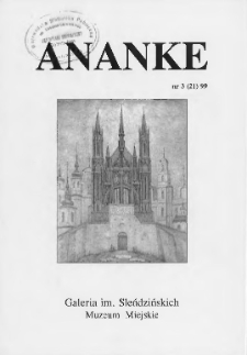 Ananke : [biuletyn Galerii im. Sleńdzińskich] 1999, nr 3