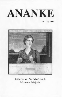 Ananke : [biuletyn Galerii im. Sleńdzińskich] 2000, nr 1