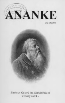 Ananke : [biuletyn Galerii im. Sleńdzińskich] 2001, nr 2