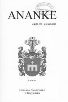 Ananke : [biuletyn Galerii im. Sleńdzińskich] 2009, nr 2
