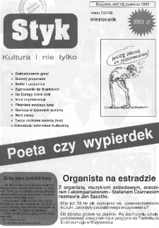 Styk : białostocki informator kulturalny 1993, nr 6
