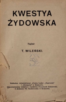 Kwestya żydowska