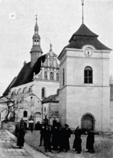Kościół w Pińczowie, niegdyś zbór arjański. Zdjęcie fotograficzne. Ilustracja do książki. [Dokument ikonograficzny]