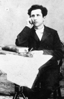 Morris Rosenfeld. Zdjęcie fotograficzne. Ilustracja do książki. [Dokument ikonograficzny]