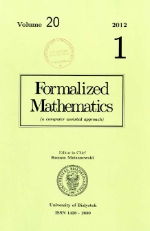 Formalized Mathematics 2012 nr 1