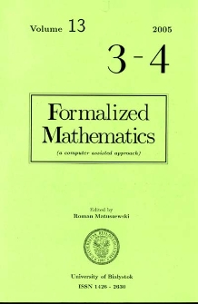 Formalized Mathematics 2005 nr 3