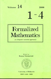 Formalized Mathematics 2006 nr 1