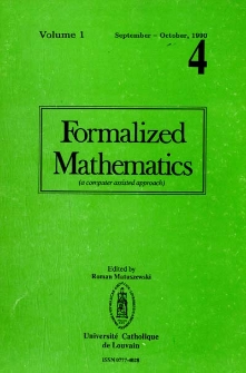 Formalized Mathematics 1990 nr 4