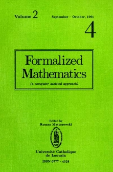 Formalized Mathematics 1991 nr 4