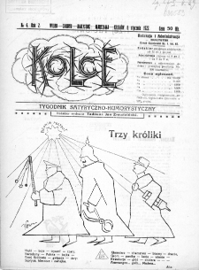 Kolce : tygodnik satyryczno-humorystyczny : Wilno, Grodno, Białystok, Warszawa, Kraków 1922, nr 6
