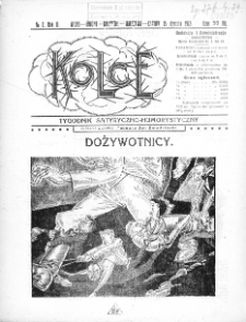 Kolce : tygodnik satyryczno-humorystyczny : Wilno, Grodno, Białystok, Warszawa, Kraków 1922, nr 7