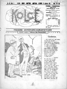 Kolce : tygodnik satyryczno-humorystyczny : Wilno, Grodno, Białystok, Warszawa, Kraków 1922, nr 10