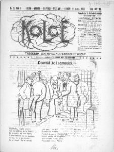 Kolce : tygodnik satyryczno-humorystyczny : Wilno, Grodno, Białystok, Warszawa, Krak&oacute;w 1922, nr 13