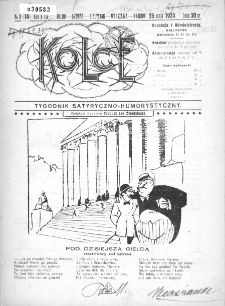 Kolce : tygodnik satyryczno-humorystyczny : Wilno, Grodno, Białystok, Warszawa, Kraków 1924, nr 1