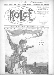 Kolce : tygodnik satyryczno-humorystyczny : Wilno, Grodno, Białystok, Warszawa, Kraków 1924, nr 3