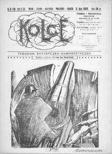 Kolce : tygodnik satyryczno-humorystyczny : Wilno, Grodno, Białystok, Warszawa, Kraków 1924, nr 5