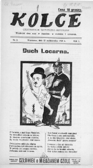 Kolce : czcionkotłok satyryczno-krytyczny 1925, nr 2