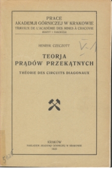 Teorja prądów przekątnych