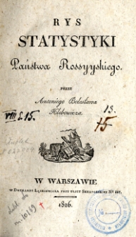 Rys statystyki państwa rosyjskiego