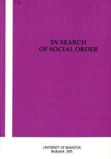 In search of social order