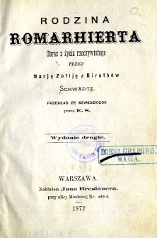 Rodzina Romarhierta : obraz z życia rzeczywistego