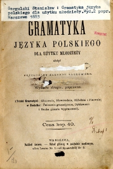 Gramatyka języka polskiego dla użytku młodzieży
