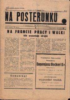Na Posterunku : tygodnik informacyjny 1936, nr 6