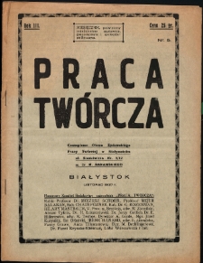 Praca Twórcza : czasopismo Obozu Żydowskiego Pracy Twórczej w Białymstoku : miesięcznik poświęcony zagadnieniom naukowym, gospodarczym i społeczno-politycznym 1937, nr 5
