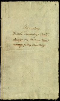 Inwentarz Kościoła Parafialnego Białostockiego, oraz Filialnego Wasilkowskiego podany Roku 1818go