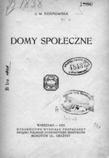 Domy społeczne