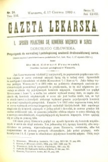 Gazeta Lekarska 1893 R.28, t.13, nr 24
