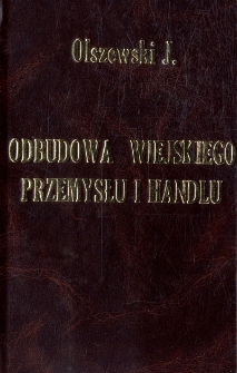 Odbudowa wiejskiego przemysłu i handlu