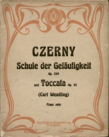 Schule der Gelaufigkeit Op.299 und Toccata Op. 92 Piano solo