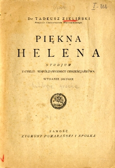 Piękna Helena : studium z cyklu : współzawodnicy chrześcijaństwa