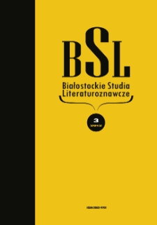 Białostockie Studia Literaturoznawcze 2012 nr 3