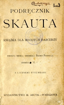 Podręcznik skauta : książka dla młodych harcerzy