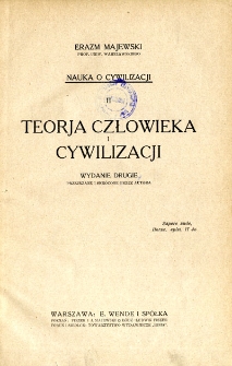 Teoria człowieka i cywilizacji